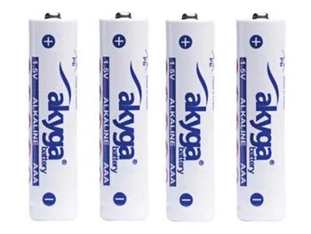 AKYGA Alkaline battery AKY1971 AAA LR03 Zn-MnO2 1.5V/1300mAh 4pcs/blister