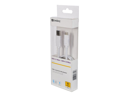 SANDBERG 136-15 Sandberg USB-C 3.1 > USB-A 3.0 1M