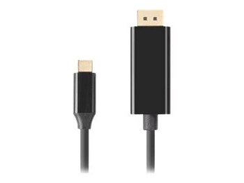 LANBERG Kabel USB-C M ->DisplayPort M 0.5m 4K 60Hz czarny