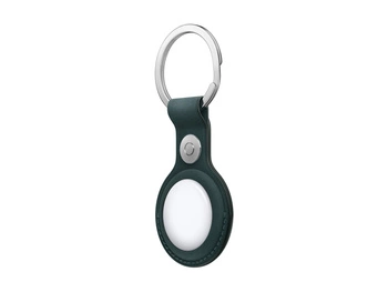 APPLE AirTag FineWoven Key Ring - Dark Green