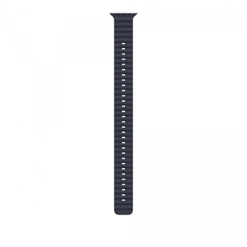 Przedłużka do paska Ocean w kolorze granatu do koperty 49 mm - elementy z tytanu w kolorze czarnym