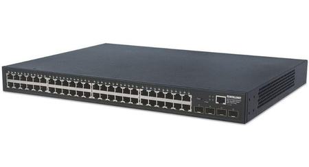 Przełącznik Gigabit 48-portowy zarządzalny RJ45 4x SFP