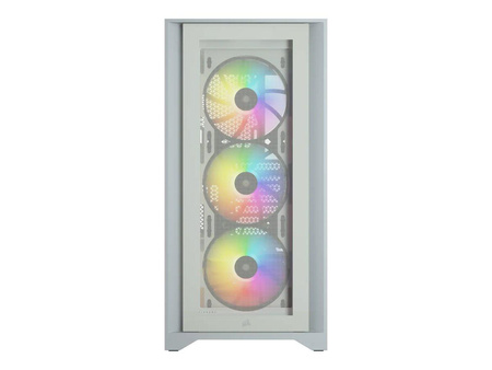 CORSAIR iCUE 4000X RGB Tempered Glass Mid-Tower White case