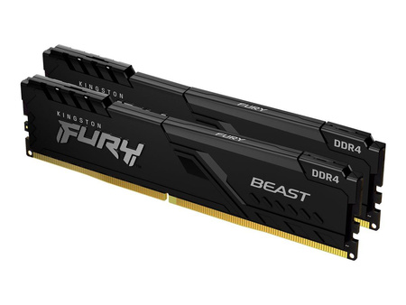 KINGSTON 16GB 3733MHz DDR4 CL19 DIMM Kit of 2 FURY Beast Black