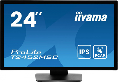 Monitor 24 cale T2452MSC-B1AG 10 PKT. POJ,IPS,HDMI,DP,2x1W,7H,2xUSB,  400cd/m2,AG-(Anti Glare) 