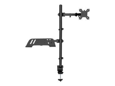 Uchwyt biurkowy Manhattan 13"-32", z półką na laptopa