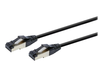 GEMBIRD PP8-LSZHCU-BK-2M S/FTP Kat. 8 LSZH patchcord czarny 2m