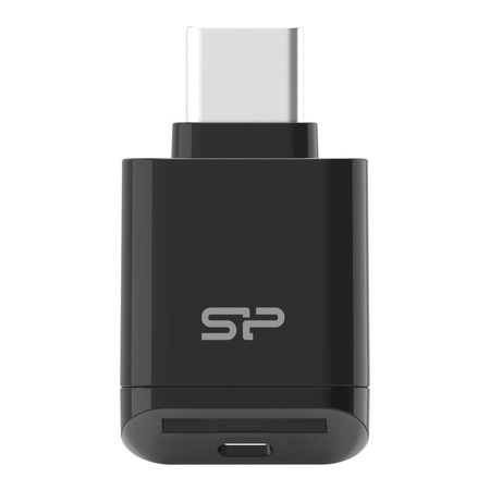 Czytnik kart pamięci Silicon Power USB-C 3.2 Gen 1 microSD czarny