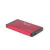 Obudowa na dysk GEMBIRD EE2-U3S-2-R (2.5"; USB 3.0; Aluminium; kolor czerwony)