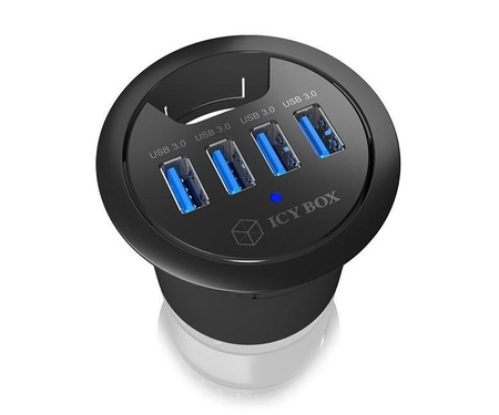 IB-HUB1403 HUB biurkowy 60mm 