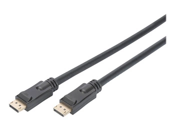 ASM AK-340105-200-S Kabel DisplayPort ze wzmacniaczem 4K 60Hz UHD Typ DP/DP M/M czarny 20m
