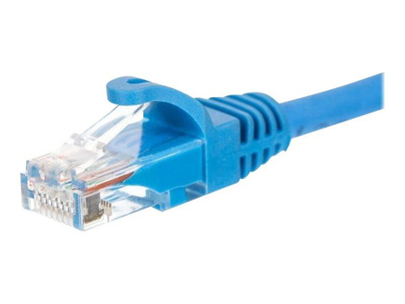 NETRACK BZPAT1UB Netrack patchcord RJ45, osłonka zalewana, kat. 5e UTP, 1m niebieski