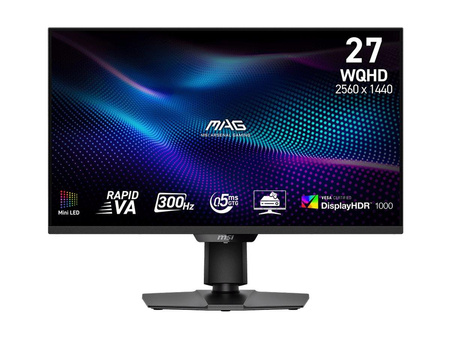 MSI MAG 274QPF X30MV 27inch Rapid VA MiniLED WQHD 300Hz 0.5ms 400 cd/m2 HDM2.1x2 DP Pivot
