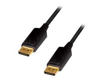 LOGILINK CD0100 Kabel DisplayPort DP/M do DP/M 4K/60 Hz CCS czarny 1m