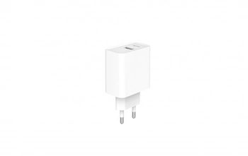 Ładowarka PowerDelivery USB-A USB-C 20W Biała