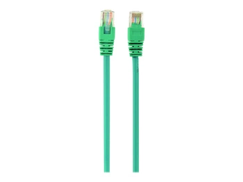 GEMBIRD patchcord RJ45 osłonka zalewana kat 5e UTP 0.25m zielony