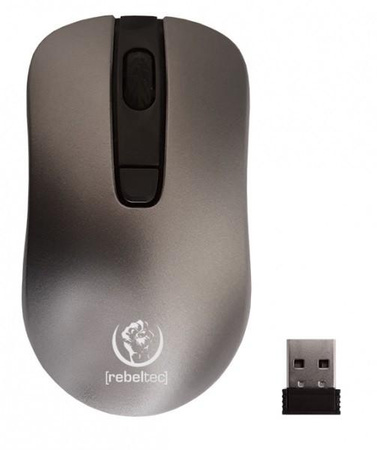Mysz bezprzewodowa Rebeltec STAR silver 800/1000/1600 DPI 