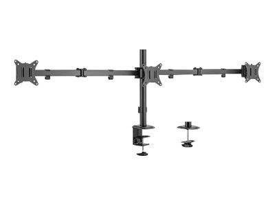 GEMBIRD MA-D3-01 Biurkowe ramię dla trzech monitorów 17-27inch do 7kg