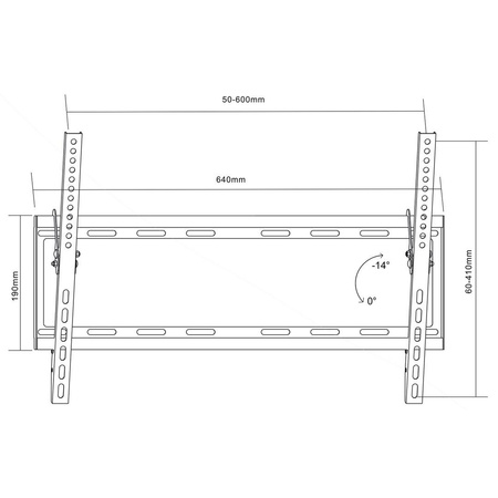 MACLEAN UCHWYT DO TELEWIZORA 37-70" 55KG MC-605N