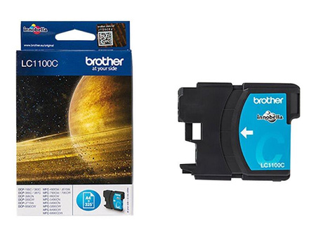 BROTHER LC1100C Tusz Brother LC1100C cyan 325str DCP395CN / DCP585CW / DCP6690CW