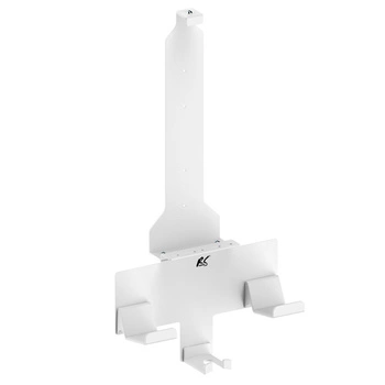 Stojak do Playstation 5 RS181, biały, ścienny, max 10kg, uchwt na pady