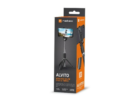 Selfie stick tripod bezprzewodowy Alvito BT 4.0 Czarny