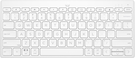 Klawiatura HP 350 Compact Multi-Device Bluetooth Keyboard bezprzewodowa biała 692T0AA