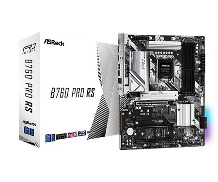 Płyta główna B760 Pro RS s1700 4DDR5 DP/HDMI/eDP M.2 ATX 