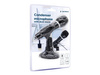 GEMBIRD Condenser microphone with desk-stand black