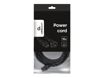 GEMBIRD PC-186-VDE-10M Gembird kabel zasilający komputerowy VDE Euro/IEC C13 10m (gruby)