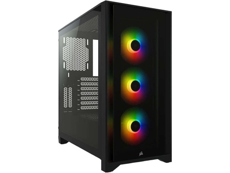 CORSAIR iCUE 4000X RGB Tempered Glass Mid-Tower Black case