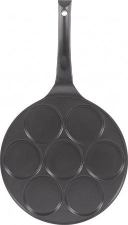 Patelnia Aluminiowa na 7 placków z powłoka non-stick 27cm