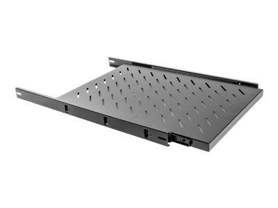 LANBERG AK-1011-B Lanberg półka wysuwana do szaf 19 1000mm (1U, 465x750mm, udźwig do 15kg) czarna