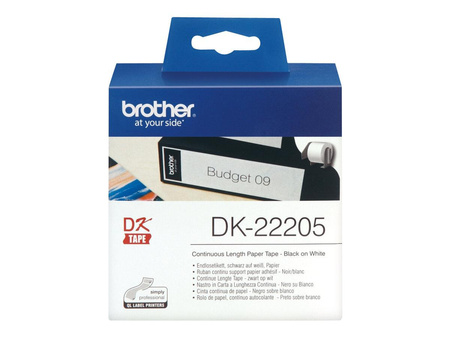 BROTHER DK22205 Taśma Brother Continuous Paper Tape 62mm x 30.48m