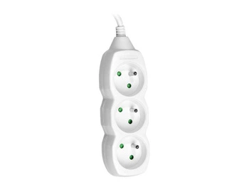 TRACER Przedłużacz PowerCord 3.0m 3 gniazda white