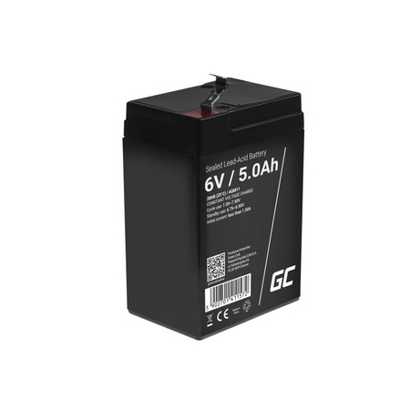 GREEN CELL Battery AGM 6V 5AH