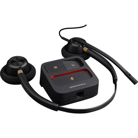 Słuchawki Poly EncorePro HW520 Binaural Wired Headset, USB-A, Black
