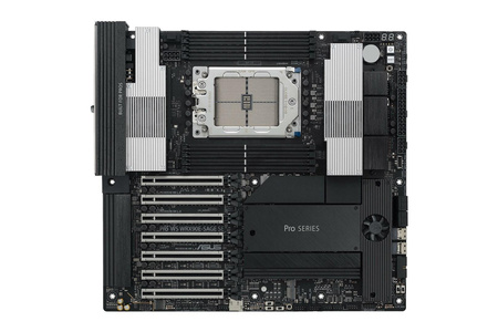 Płyta główna Asus Pro WS WRX90E-SAGE SE 1x sTR5 AMD ryzen Threadripper PRO 7000 SoC (8x DIMM, 4x SATA, 2x SlimSAS, 4xM.2, 2x10Gbe, IPMI, EEB)