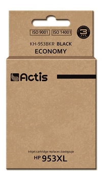 Actis KH-953BKR Tusz (zamiennik HP 953XL L0S70AE; Standard; 50ml; 2000 stron, czarny) - Nowy Chip