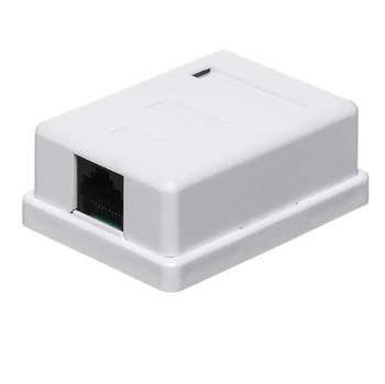 Gniazdo natynkowe kompletne 1xRJ45 8p8c UTP Cat6 LSA Netrack