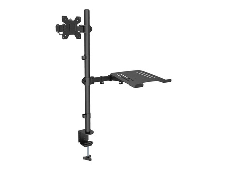 Uchwyt biurkowy Manhattan 13"-32", z półką na laptopa