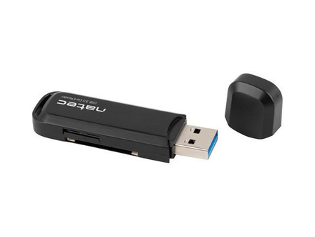 Czytnik kart pamięci Scarab 2 SD/Micro SD, USB 3.0 Czarny 