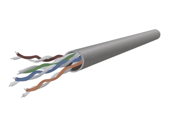 GEMBIRD patchcord RJ45 osłonka zalewana kat 5e UTP 5m szary
