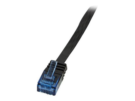 LOGILINK CP0136B LOGILINK - Patchcord Cat.5e U/UTP, dł. 3m, płaski, czarny