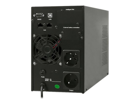 QOLTEC 53042 Qoltec Zasilacz awaryjny UPS On-line 1kVA 800W LCD USB