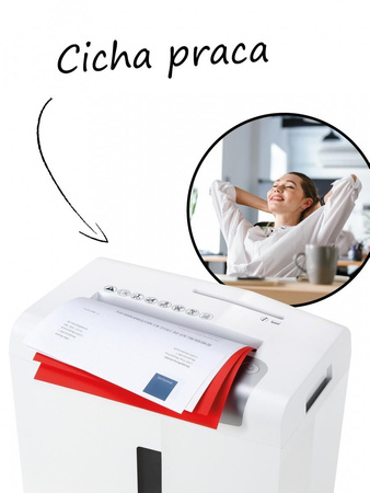 HSM 1042121 Shredstar S10 - paski 6mm/ 10 arkuszy 80 g/ kosz 18 l/ P-2 - uszkodzone opakowanie (P)