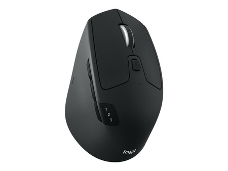 LOGITECH M720 Triathlon Mouse right-handed optical 7 buttons wireless Bluetooth 2.4 GHz USB wireless receiver