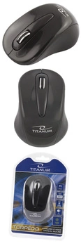 Mysz bezprzewodowa Titanum 3D TORPEDO TM104K optyczna 2,4GHz czarna
