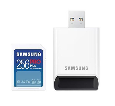 Karta pamięci SD PRO Plus MB-SD256SB/WW 256GB + czytnik