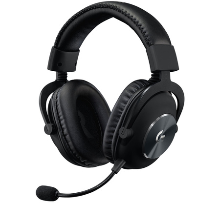 Słuchawki z mikrofonem Logitech PRO X Gaming czarne z BLUE VO!CE
